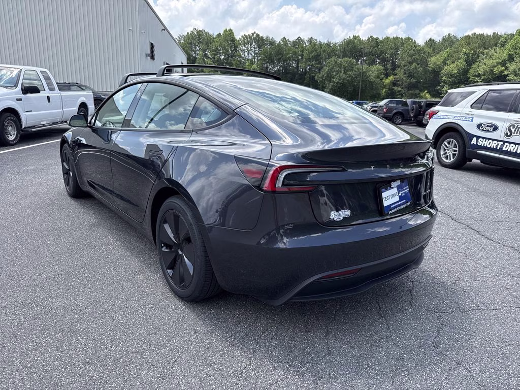 2025 Stealth Gray Tesla Model 3 Long Range AWD Sedan