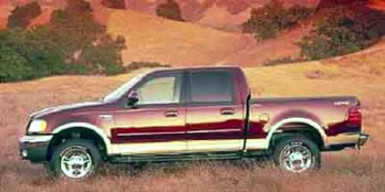 2002 Red / Silver Ford F-150 RWD Truck