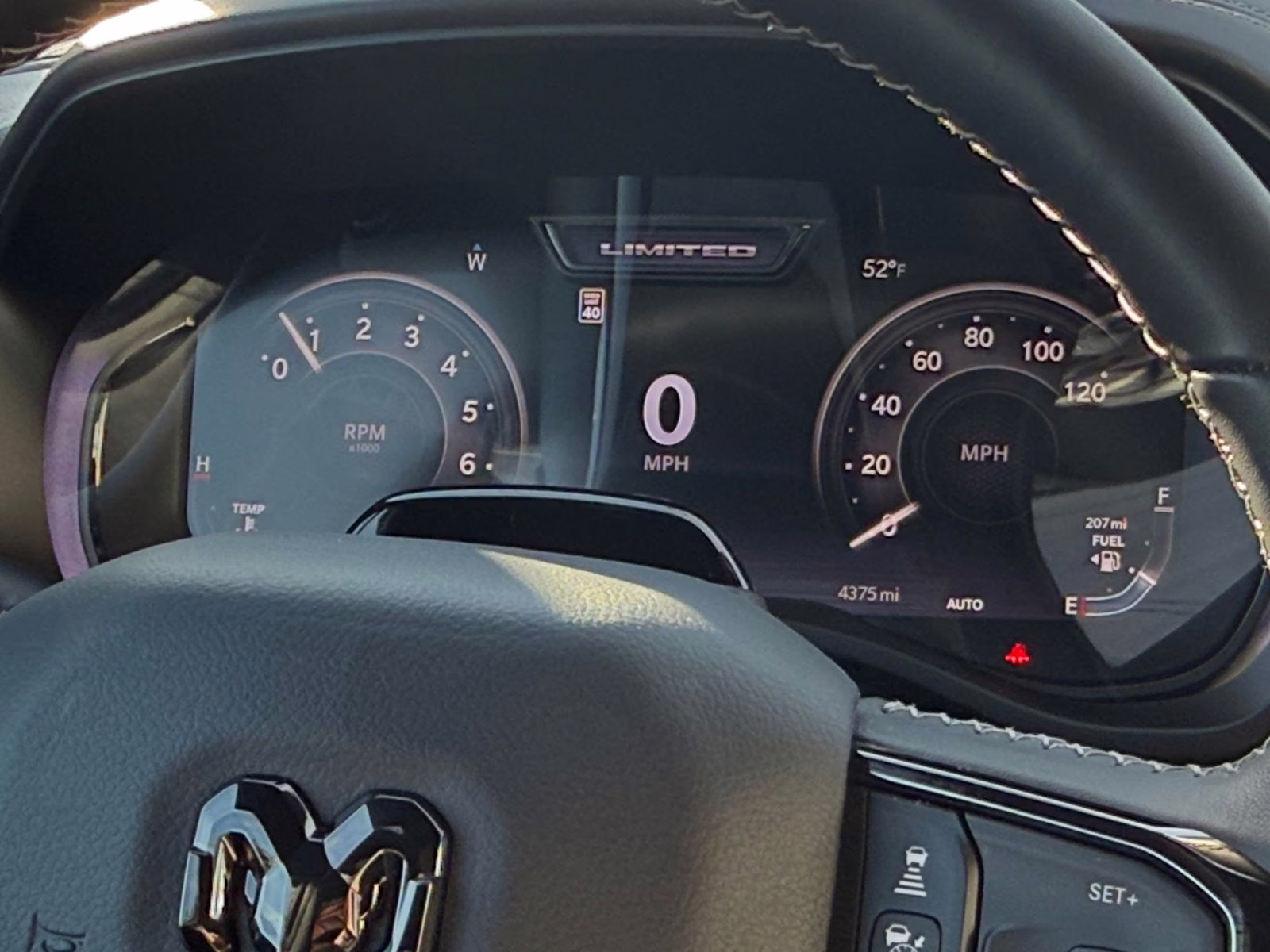 2026 Diamond Black Crystal Pearlcoat Ram 1500 Limited 4X4 Truck