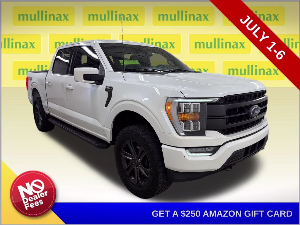 2022 White Metallic Ford F-150 Lariat 4X4 Truck