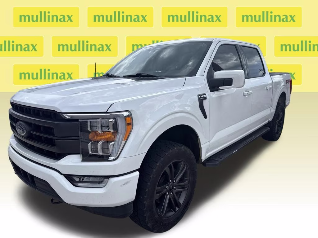 2022 Star White Metallic Tri-Coat Ford F-150 Lariat 4X4 Truck