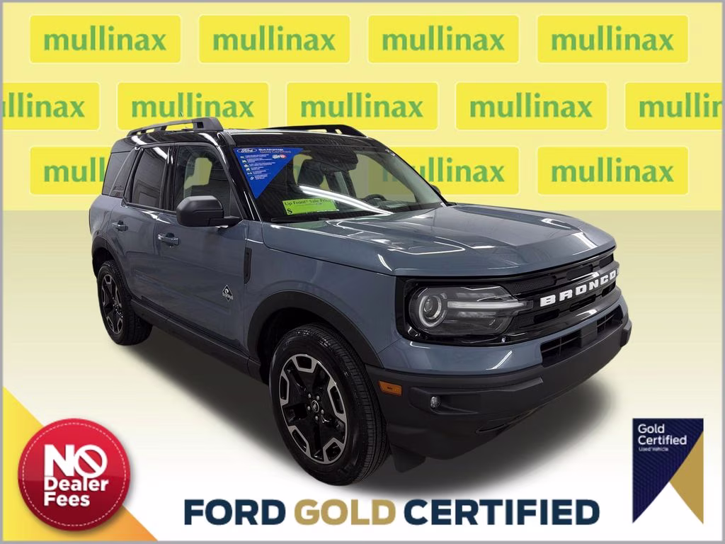 2024 Azure Gray Metallic Ford Bronco Sport Outer Banks 4X4 SUV