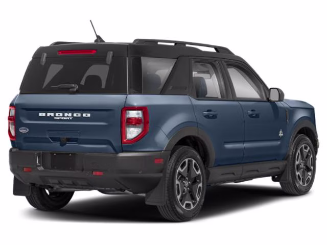 2024 Azure Gray Metallic Tri-Coat Ford Bronco Sport Outer Banks 4X4 SUV