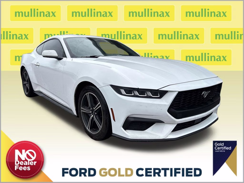 2024 Oxford White Ford Mustang EcoBoost Premium RWD Coupe