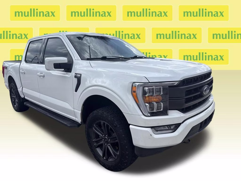 2022 Star White Metallic Tri-Coat Ford F-150 Lariat 4X4 Truck
