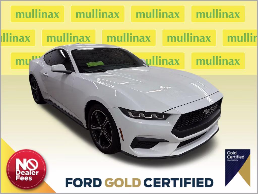 2024 Oxford White Ford Mustang EcoBoost Premium RWD Coupe