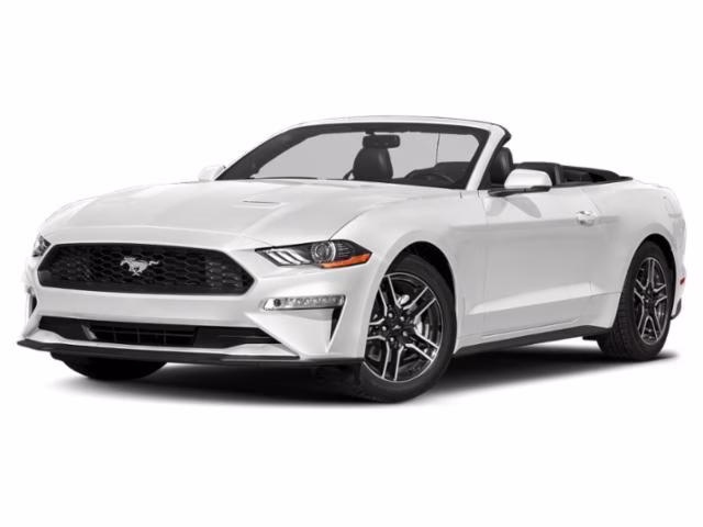 2019 Oxford White Ford Mustang EcoBoost Premium RWD Convertible