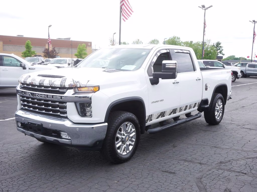 2020 Summit White Chevrolet Silverado 3500HD LTZ 4X4 Truck