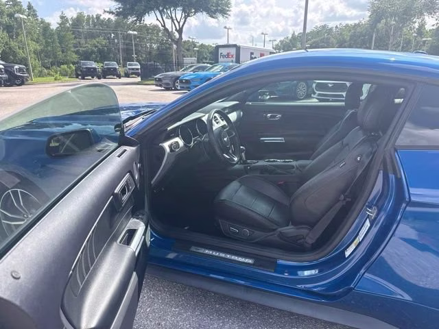 2017 Lightning Blue Metallic Ford Mustang EcoBoost Premium RWD Coupe