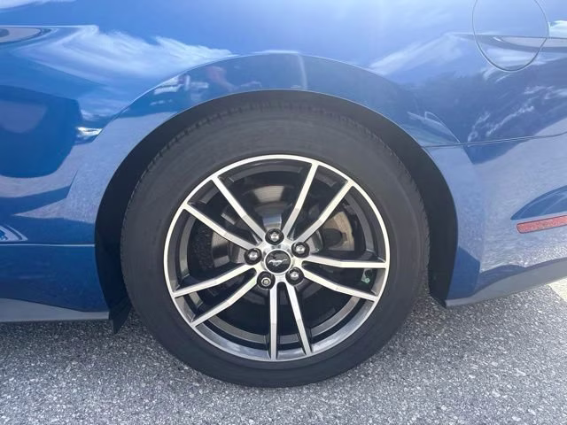 2017 Lightning Blue Metallic Ford Mustang EcoBoost Premium RWD Coupe