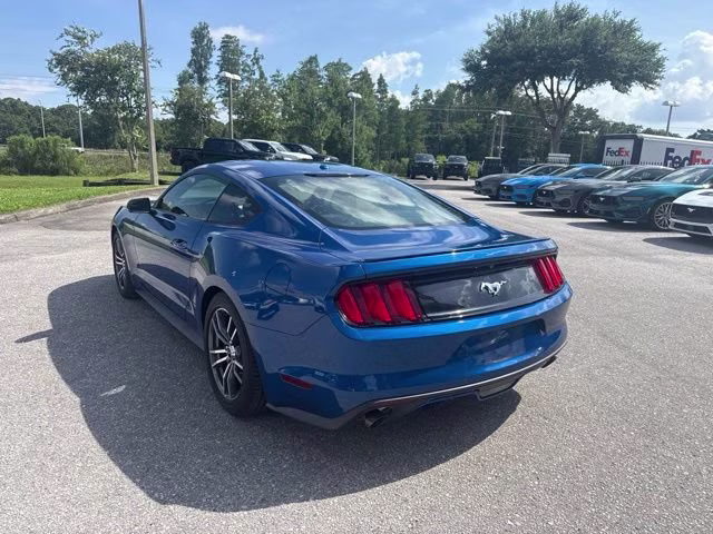 2017 Lightning Blue Metallic Ford Mustang EcoBoost Premium RWD Coupe