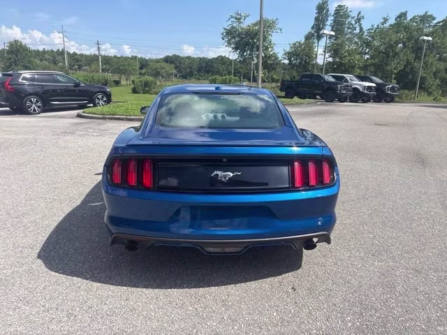 2017 Lightning Blue Metallic Ford Mustang EcoBoost Premium RWD Coupe