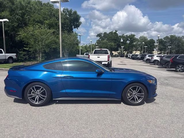 2017 Lightning Blue Metallic Ford Mustang EcoBoost Premium RWD Coupe
