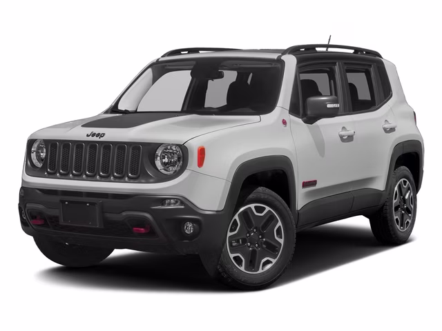2017 Alpine White Jeep Renegade Trailhawk 4X4 SUV