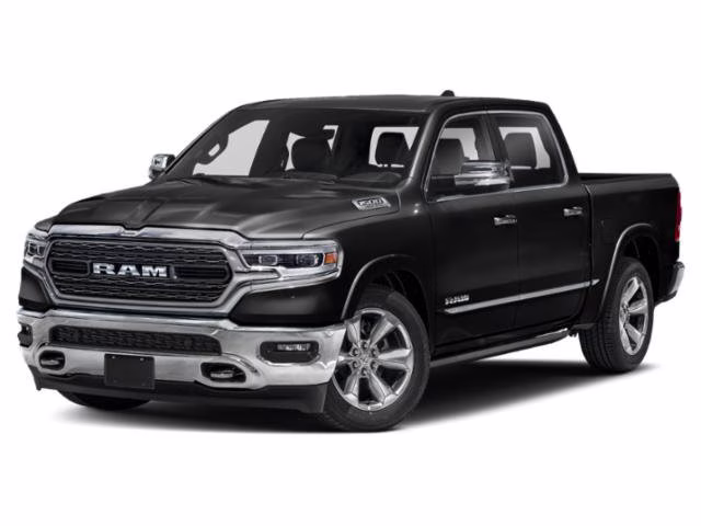 2021 Diamond Black Crystal Pearlcoat Ram 1500 Limited 4X4 Truck