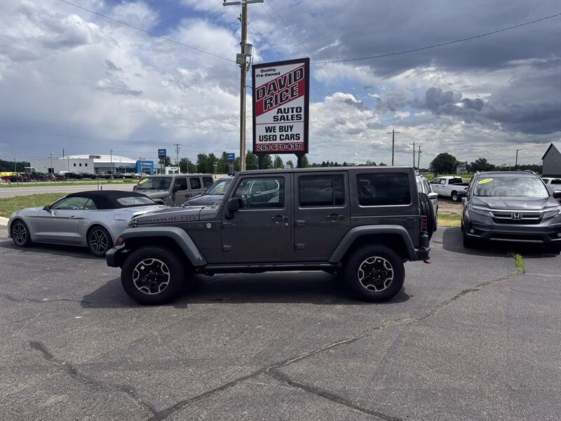 2016 Granite Crystal Metallic Clear Coat Jeep Wrangler Unlimited Rubicon Hard Rock 4X4 SUV