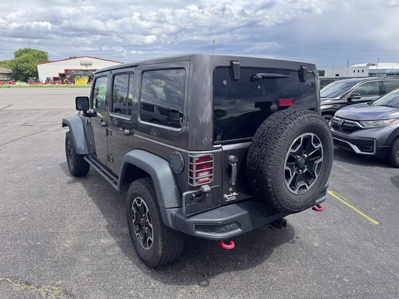 2016 Granite Crystal Metallic Clear Coat Jeep Wrangler Unlimited Rubicon Hard Rock 4X4 SUV