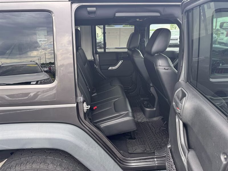 2016 Granite Crystal Metallic Clear Coat Jeep Wrangler Unlimited Rubicon Hard Rock 4X4 SUV