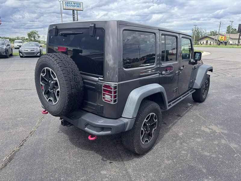 2016 Granite Crystal Metallic Clear Coat Jeep Wrangler Unlimited Rubicon Hard Rock 4X4 SUV