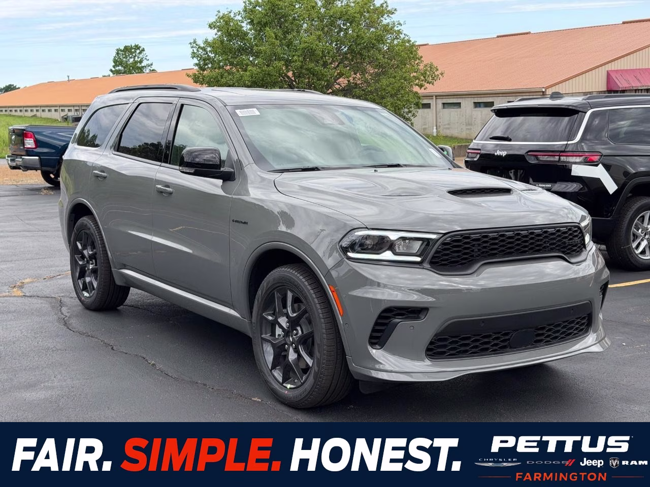 2026 Destroyer Gray Clearcoat Dodge Durango GT Plus HEMI V8 AWD SUV