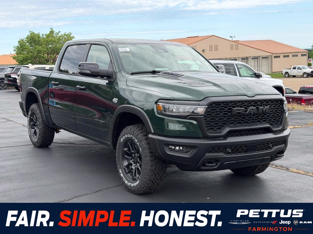 2026 Serrano Green Metallic Ram 1500 Rebel 4X4 Truck