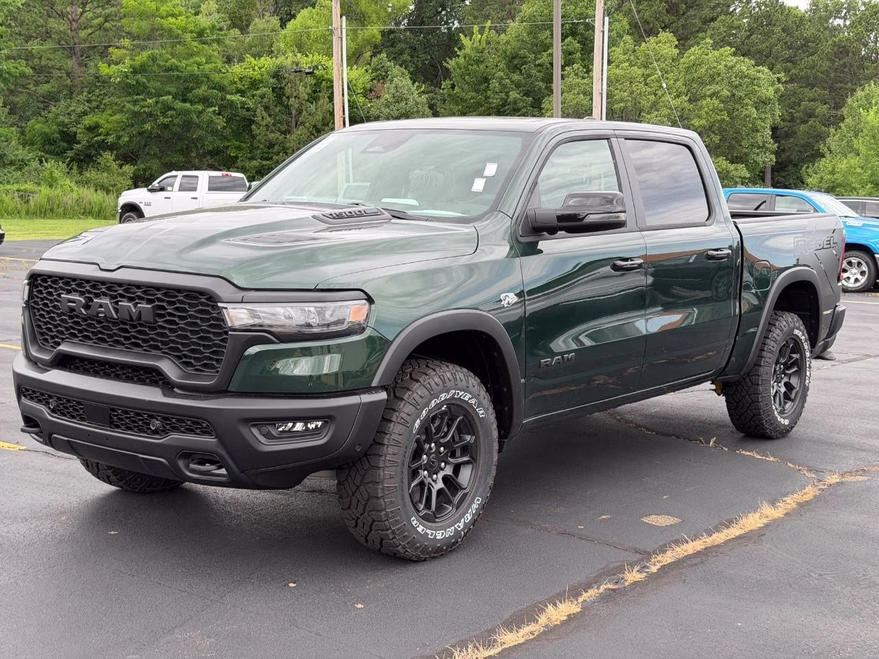 2026 Serrano Green Metallic Ram 1500 Rebel 4X4 Truck