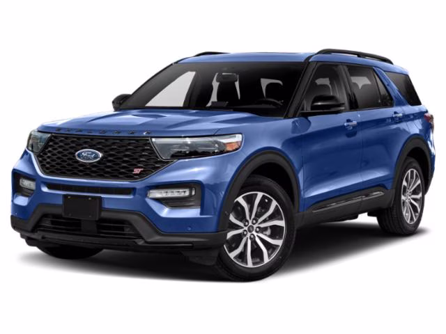 2021 Atlas Blue Ford Explorer ST 4WD 4X4
