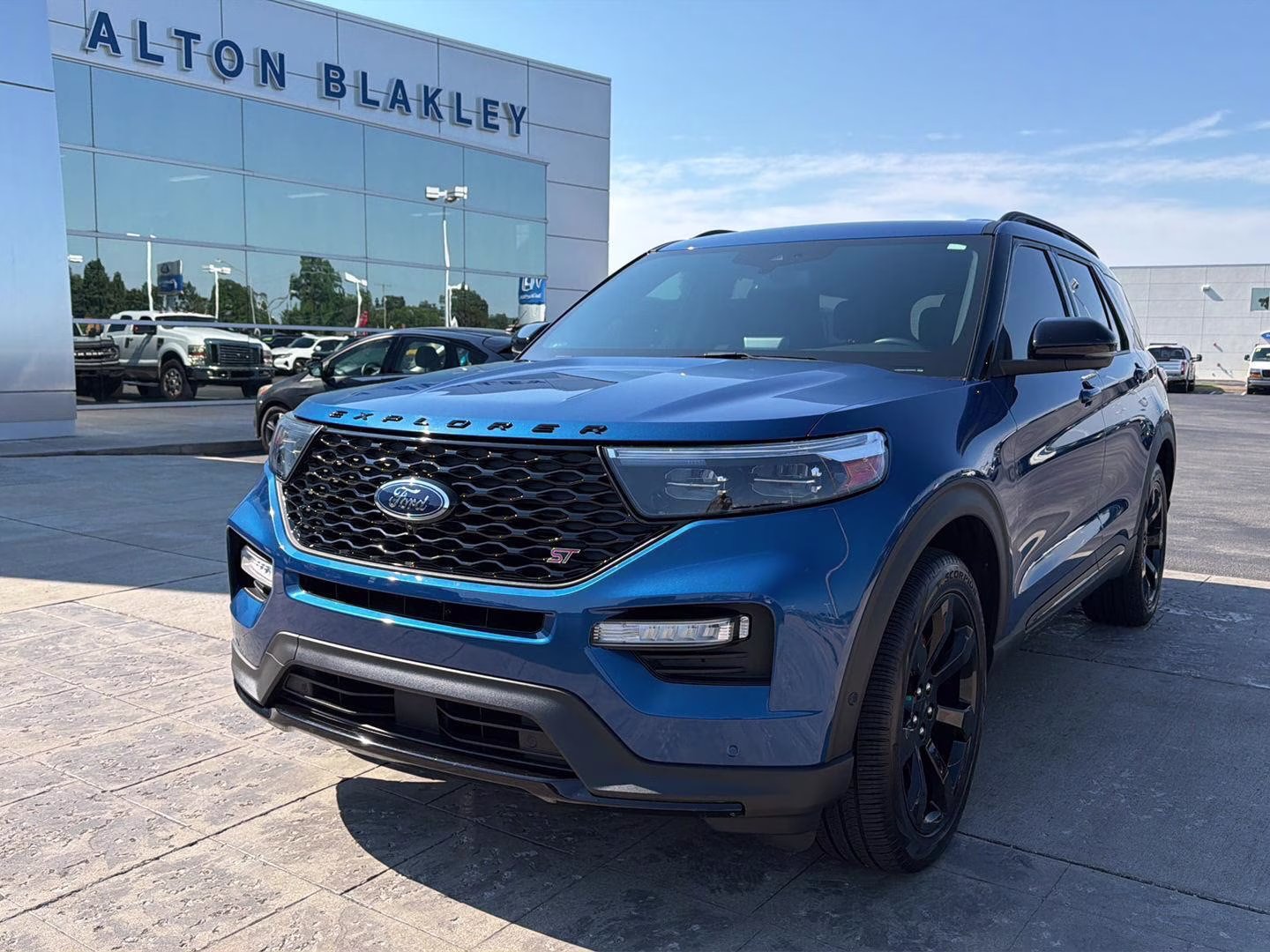 2021 Atlas Blue Ford Explorer ST 4X4 SUV