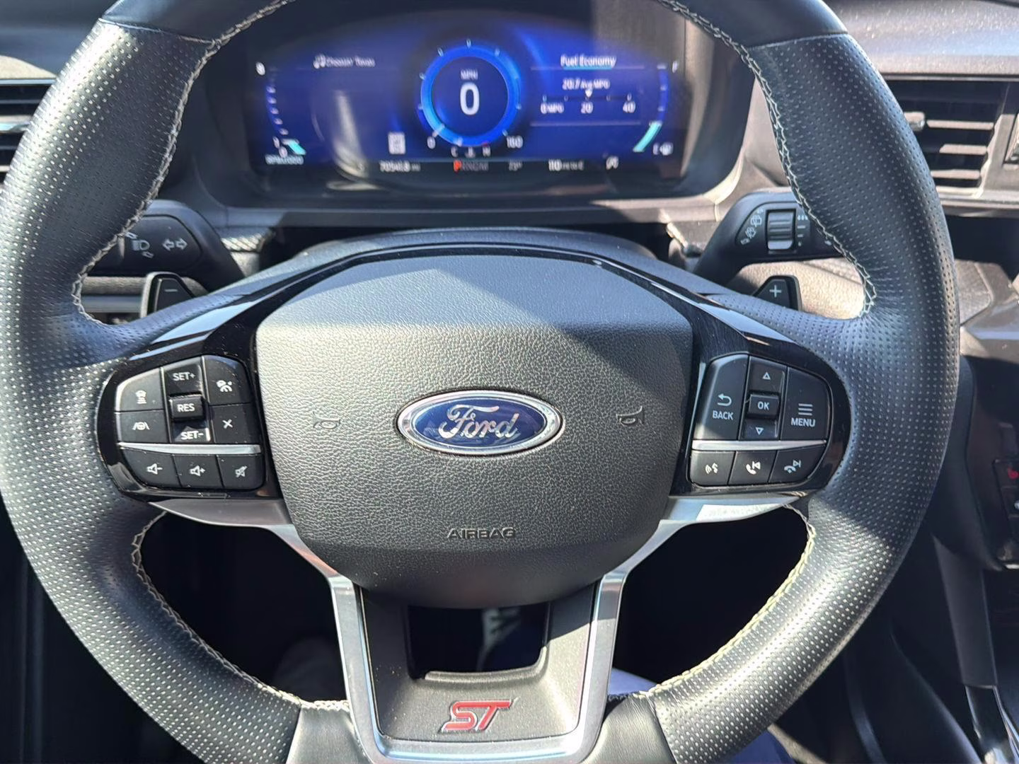 2021 Atlas Blue Ford Explorer ST 4X4 SUV