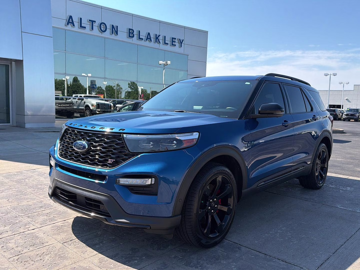 2021 Atlas Blue Ford Explorer ST 4X4 SUV