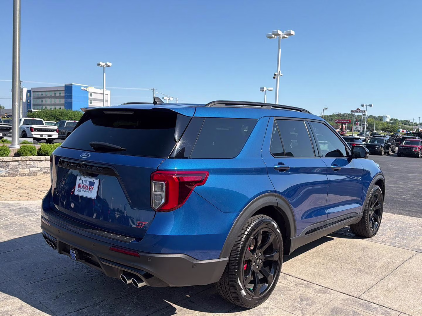 2021 Atlas Blue Ford Explorer ST 4X4 SUV