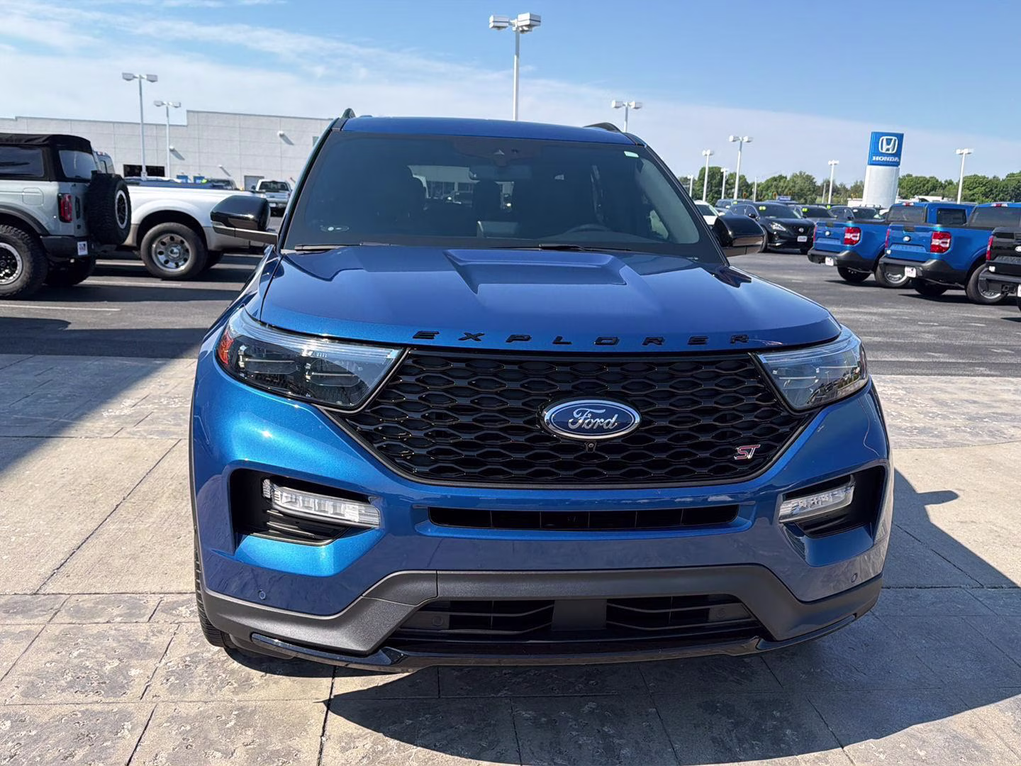 2021 Atlas Blue Ford Explorer ST 4X4 SUV