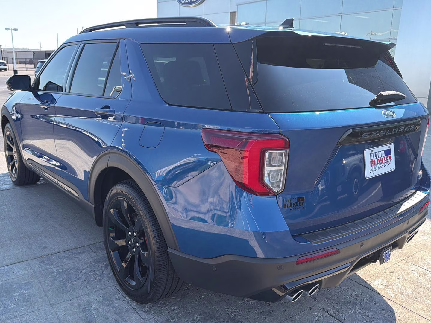 2021 Atlas Blue Ford Explorer ST 4X4 SUV
