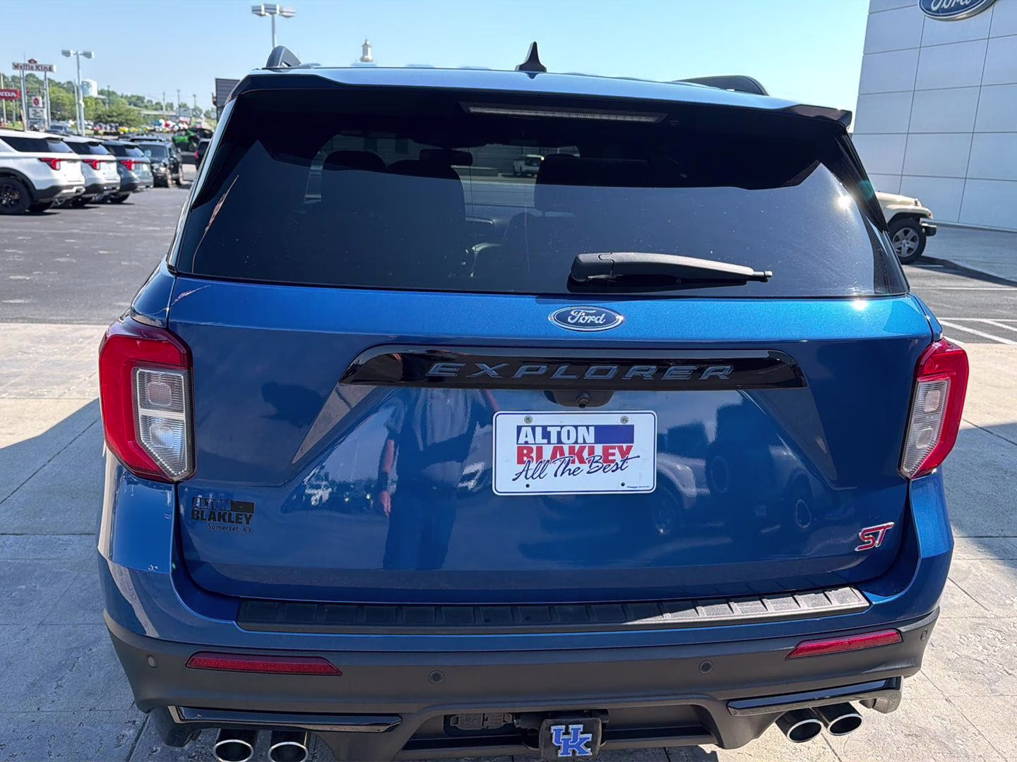 2021 Atlas Blue Ford Explorer ST 4X4 SUV