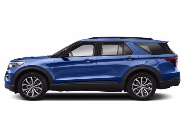 2021 Atlas Blue Ford Explorer ST 4WD 4X4
