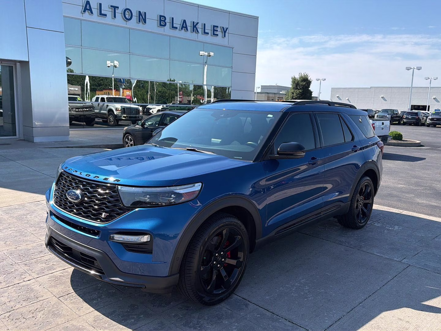 2021 Atlas Blue Ford Explorer ST 4X4 SUV