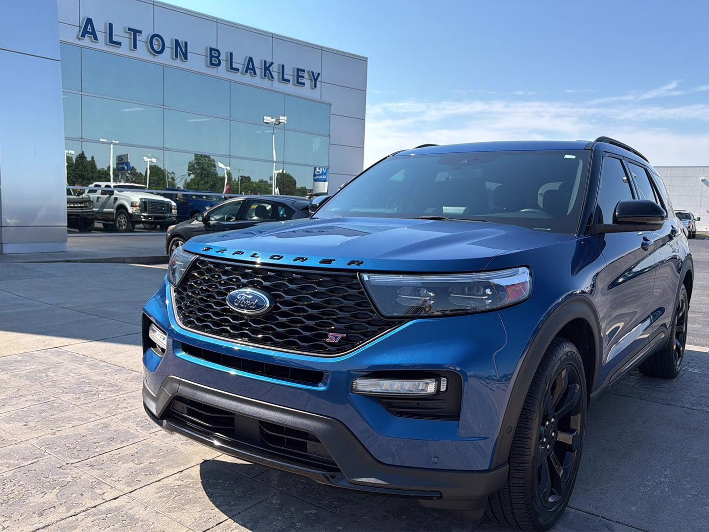 2021 Atlas Blue Ford Explorer ST 4X4 SUV