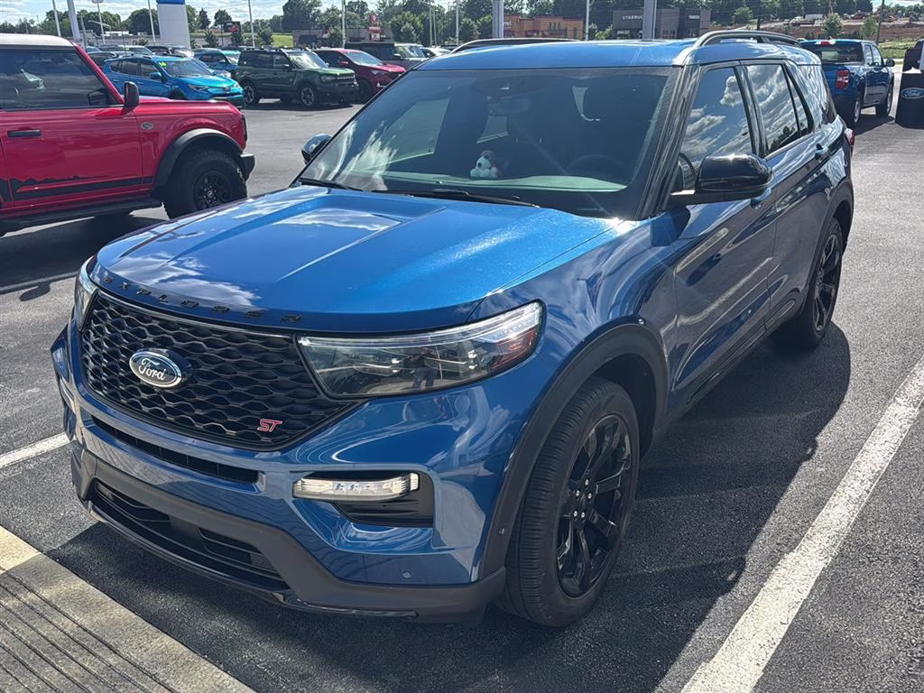 2021 Atlas Blue Ford Explorer ST 4X4 SUV