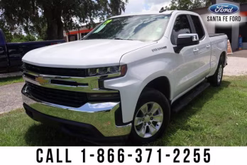 2019 Summit White Chevrolet Silverado 1500 LT RWD Truck