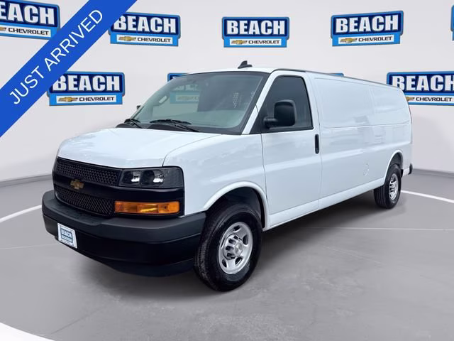 2026 Summit White Chevrolet Express Cargo WT RWD 3500 Extended Wheelbase
