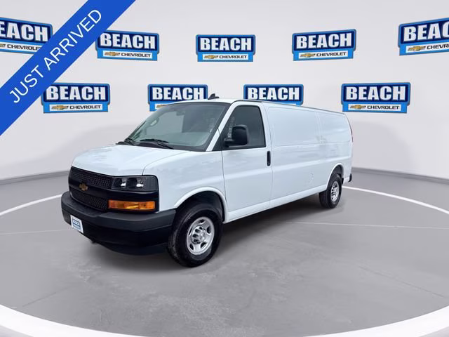 2026 Summit White Chevrolet Express Cargo WT RWD 3500 Extended Wheelbase