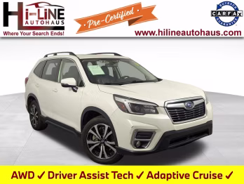 2021 Crystal White Pearl Subaru Forester Limited AWD SUV