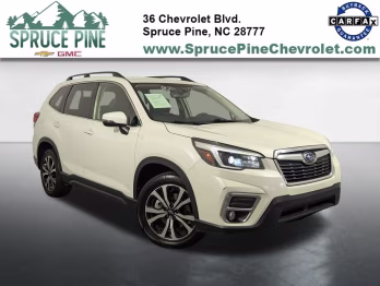 2021 Crystal White Pearl Subaru Forester Limited AWD SUV