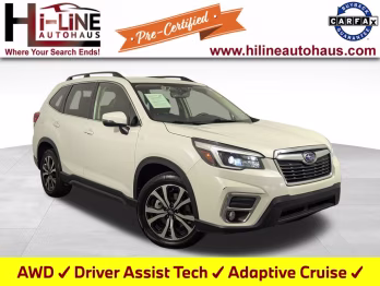 2021 Crystal White Pearl Subaru Forester Limited AWD SUV