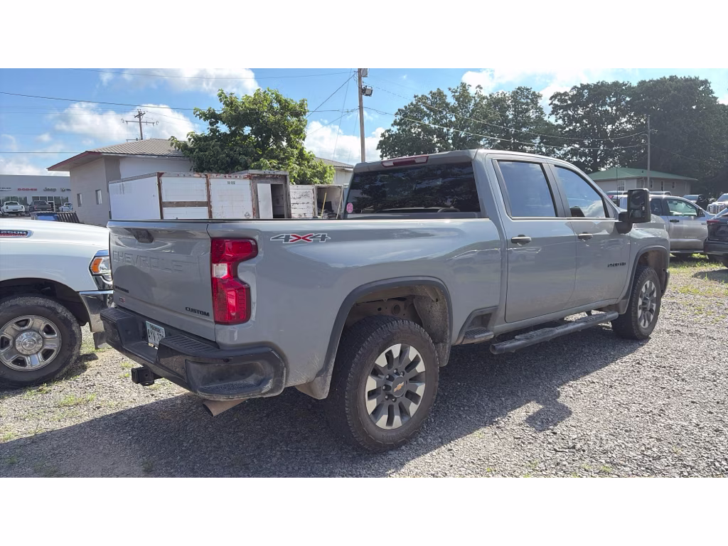 2024 Slate Gray Metallic Chevrolet Silverado Custom 4X4 Truck