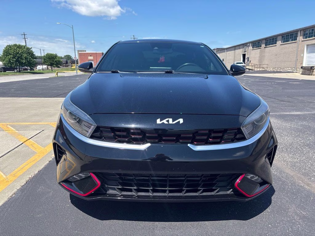 2023 Aurora Black Pearl Kia Forte GT-Line FWD Sedan