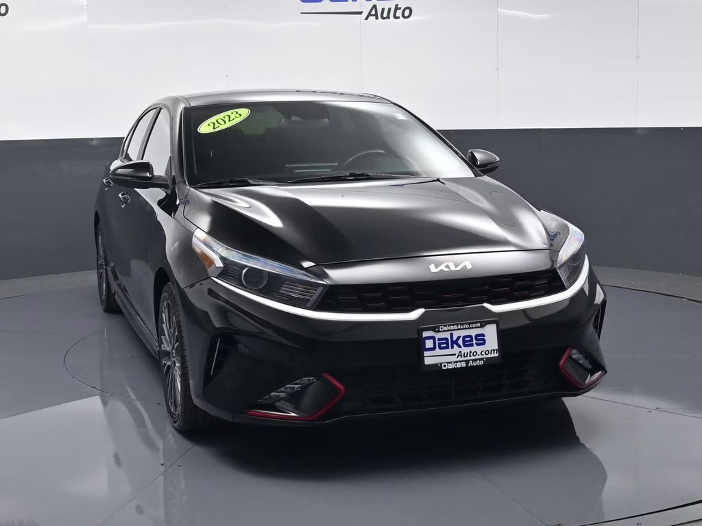 2023 Aurora Black Pearl Kia Forte GT-Line FWD Sedan