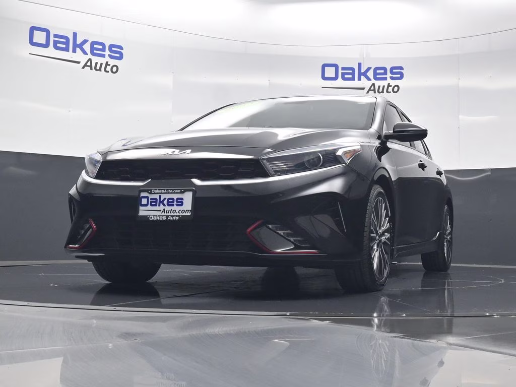 2023 Aurora Black Pearl Kia Forte GT-Line FWD Sedan
