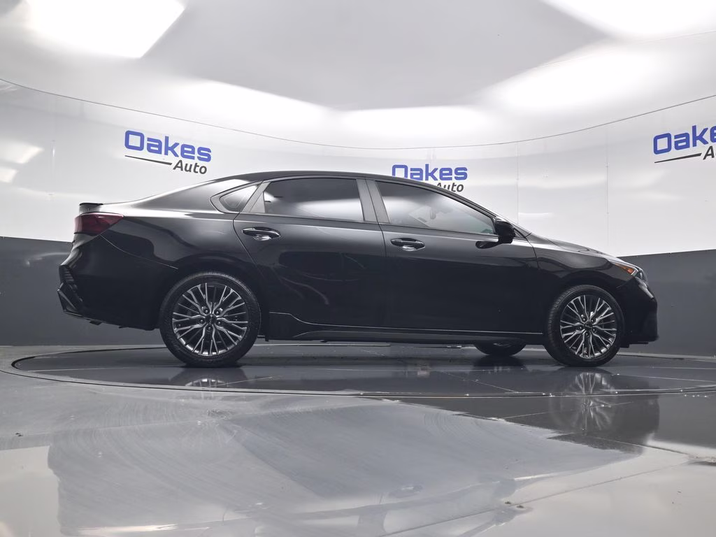 2023 Aurora Black Pearl Kia Forte GT-Line FWD Sedan