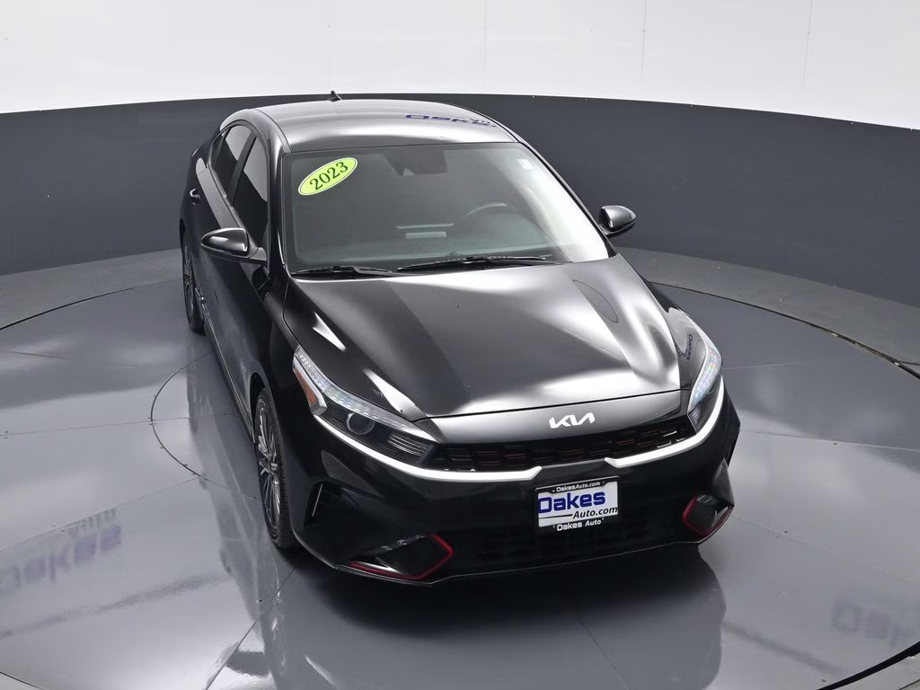 2023 Aurora Black Pearl Kia Forte GT-Line FWD Sedan